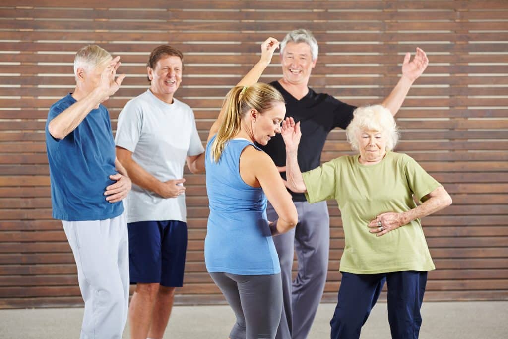 Seniors learn to dance