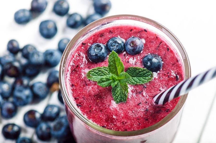 Blueberry smoothie