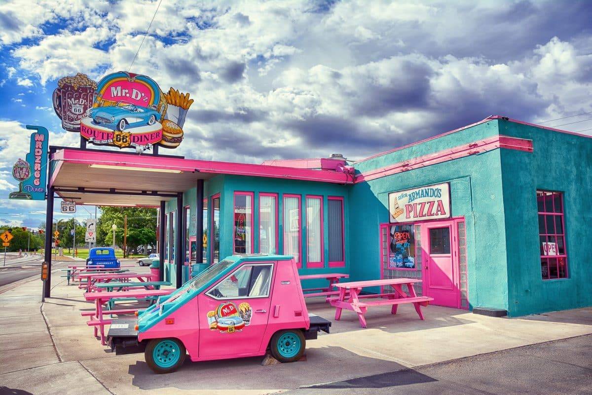 Mr. Dz Route 66 Diner in Kingman located on historic Route 66.