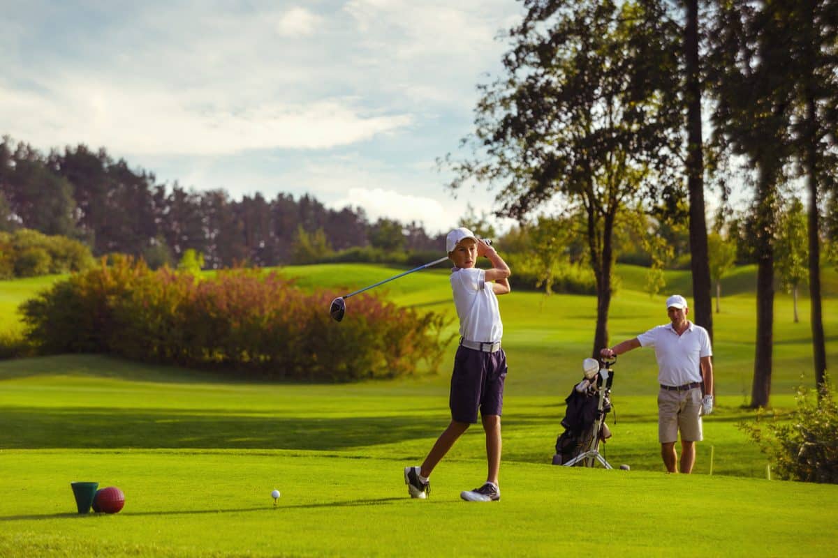 Boy practice golf at Cabo San Lucas, Kids Activities in Los Cabos Offer Vacationers Fun