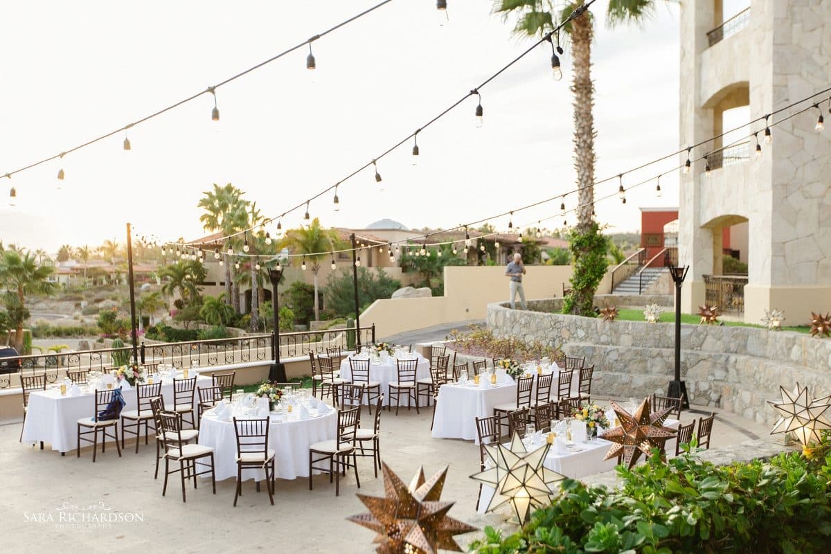 open terrace wedding at Destination Wedding in Los Cabos