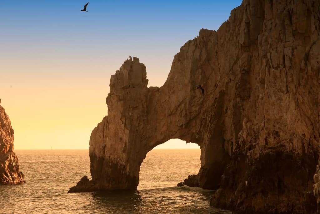 The Arch and Land's End at Sunset Cabo San Lucas Mexico