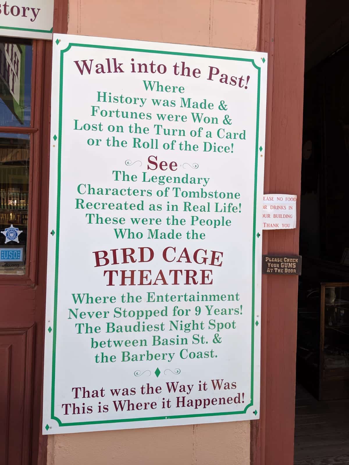 Bird cage theatre