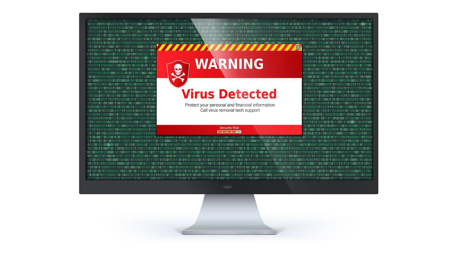 virus random websites popping up