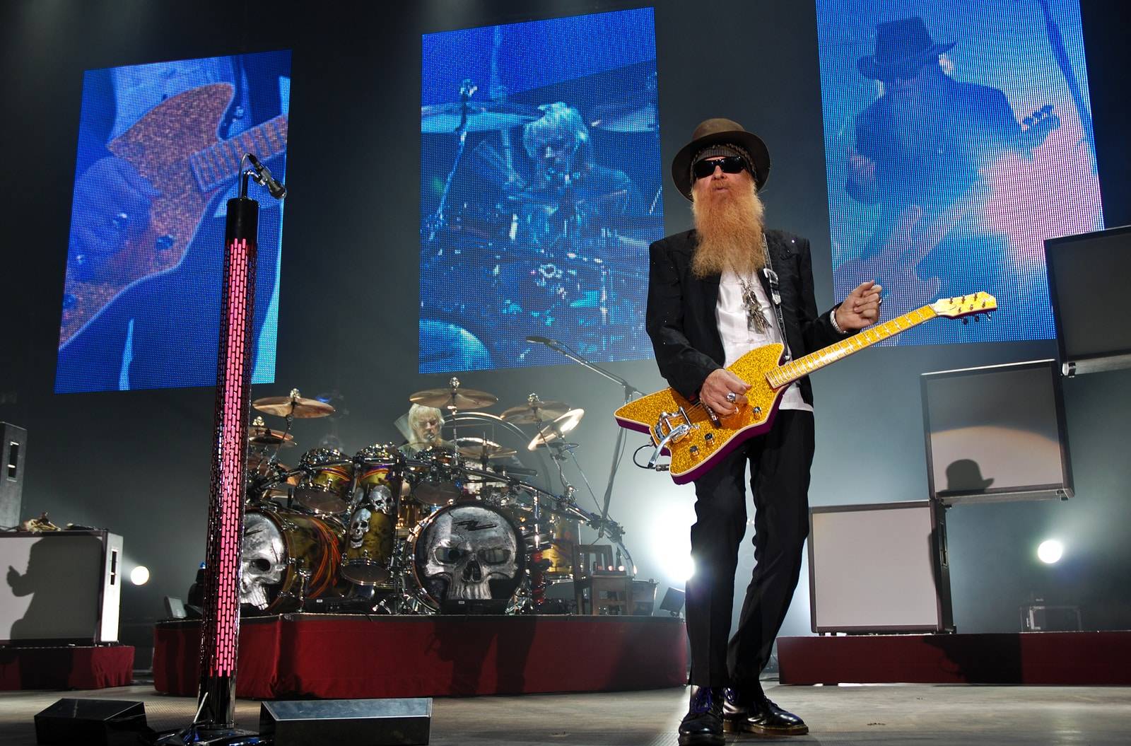 ZZ Top Performing Live part of the Double Down Live World Tour