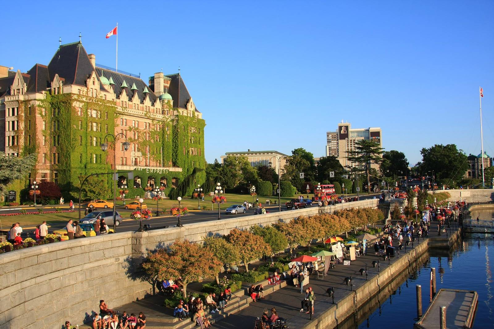 Victoria's beautiful inner harbour, Vancouver Island, B.C., Canada.