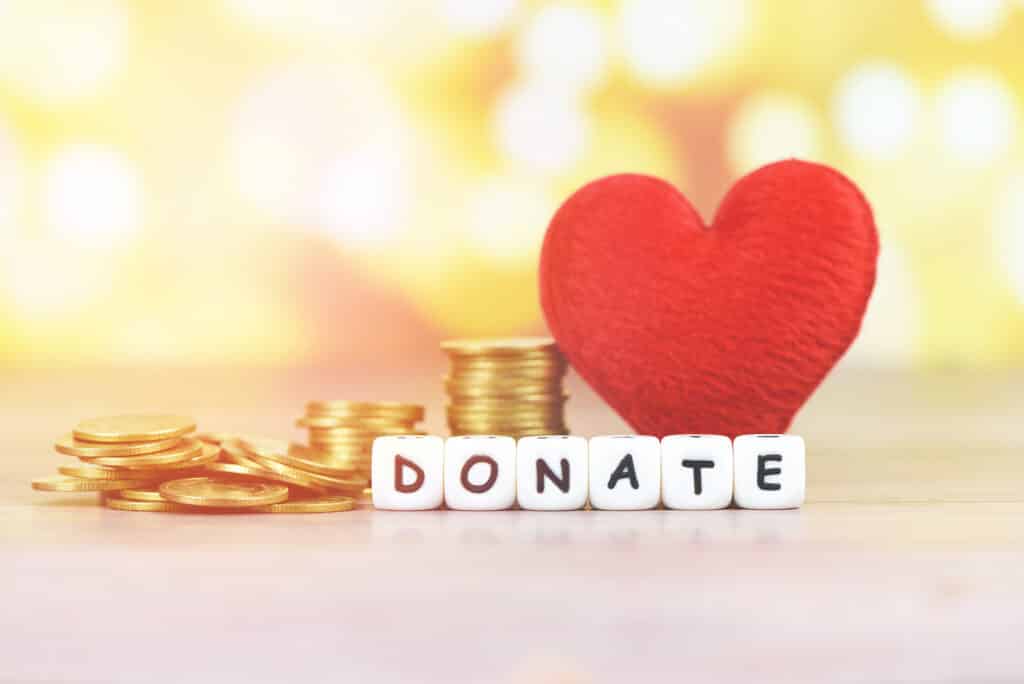 Charities donation