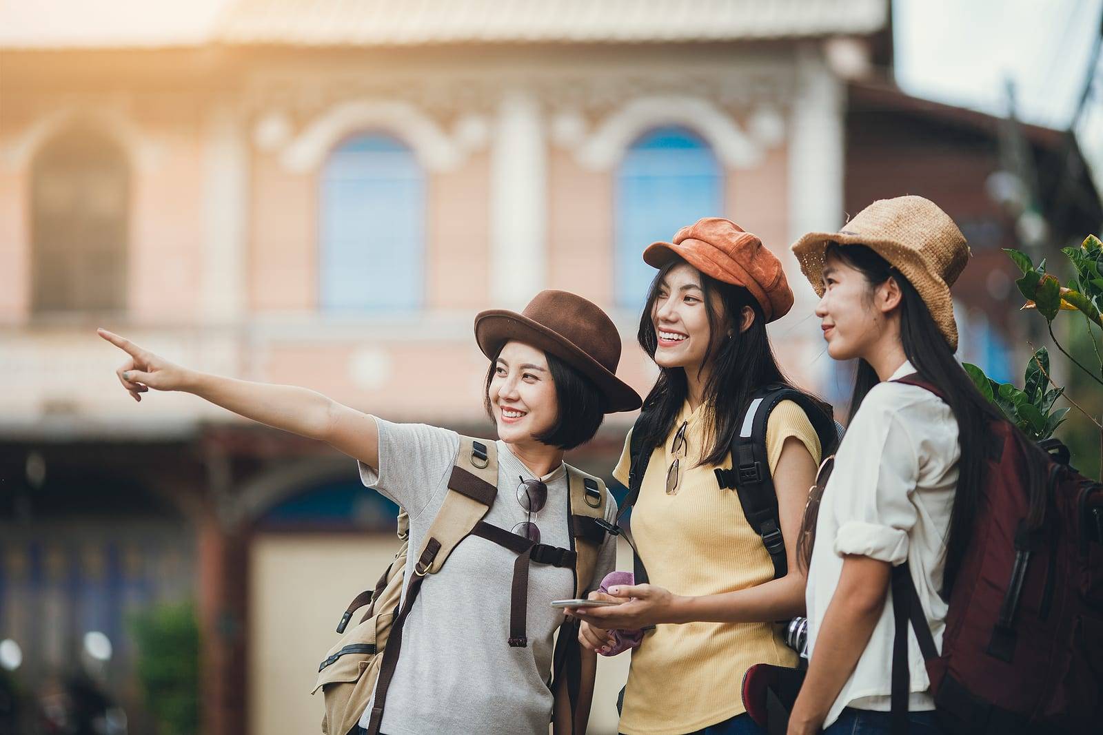 woman group backpacker - Millennial Buying Trends