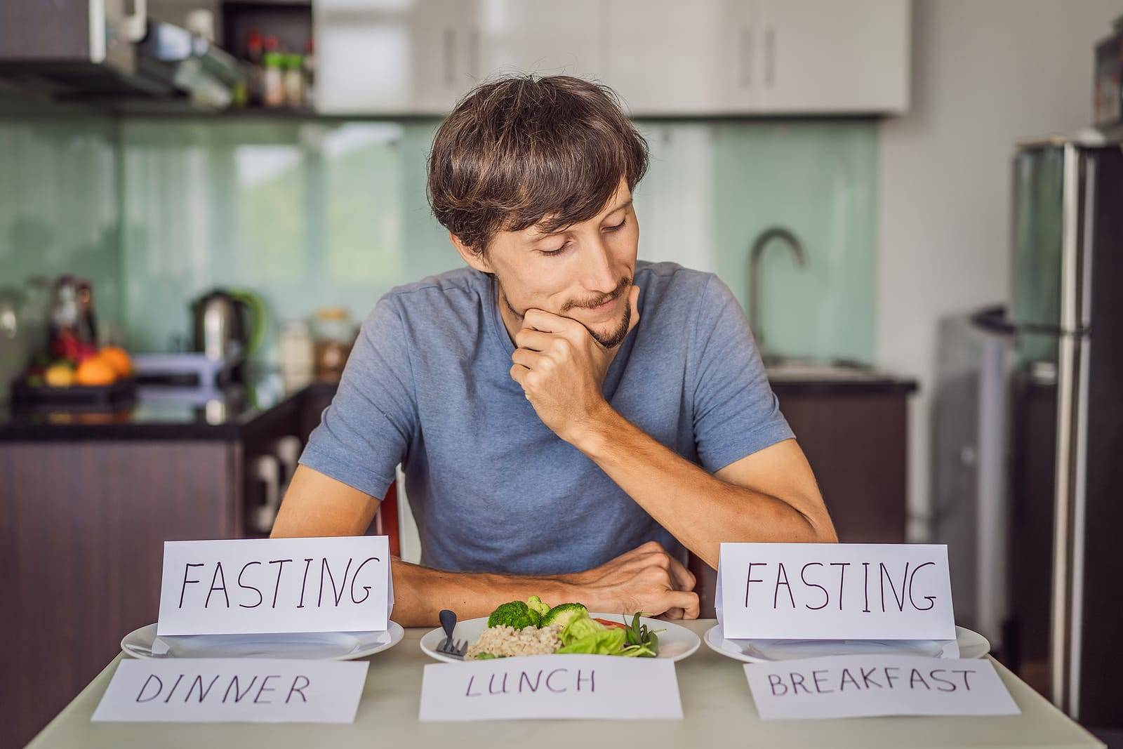 Intermittent fasting during breakfast and dinner