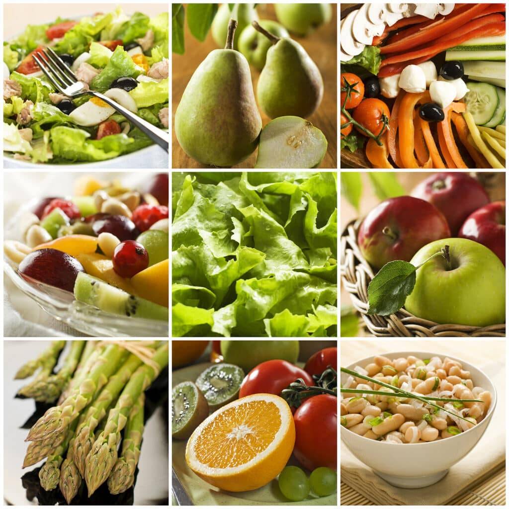 healthy vegetables and fruit food to help you be healthy