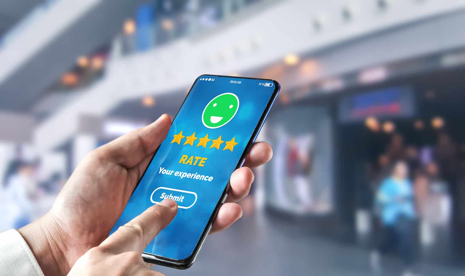 Customer review satisfaction feedback survey concept
