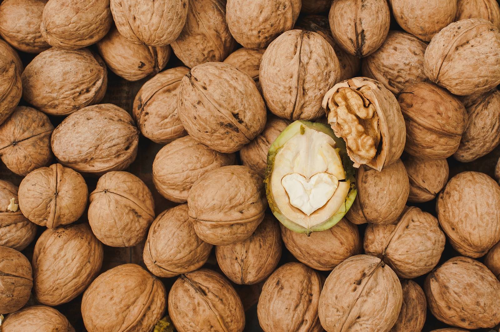 Fresh Chopped Walnut. 