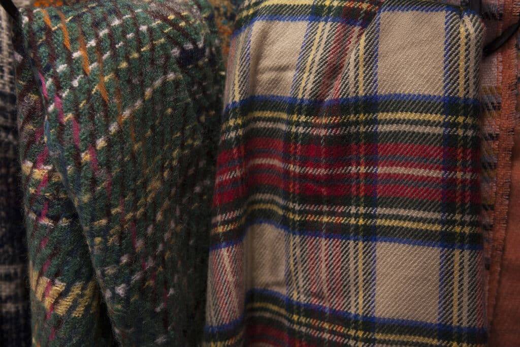 Plaid Cape Scarf