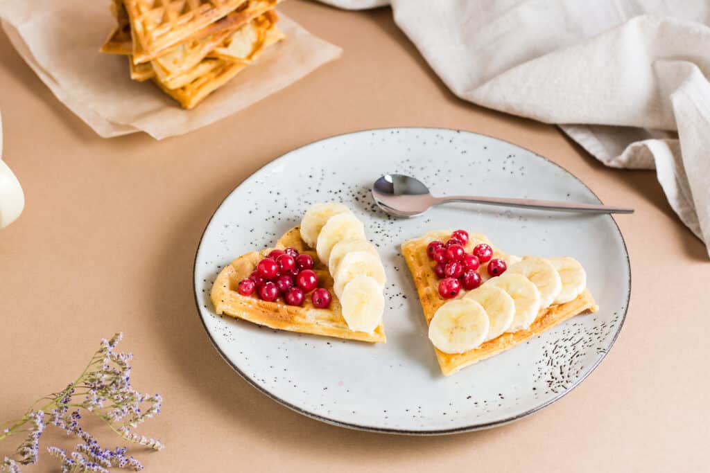 Heart-Shaped Mini Waffle Maker