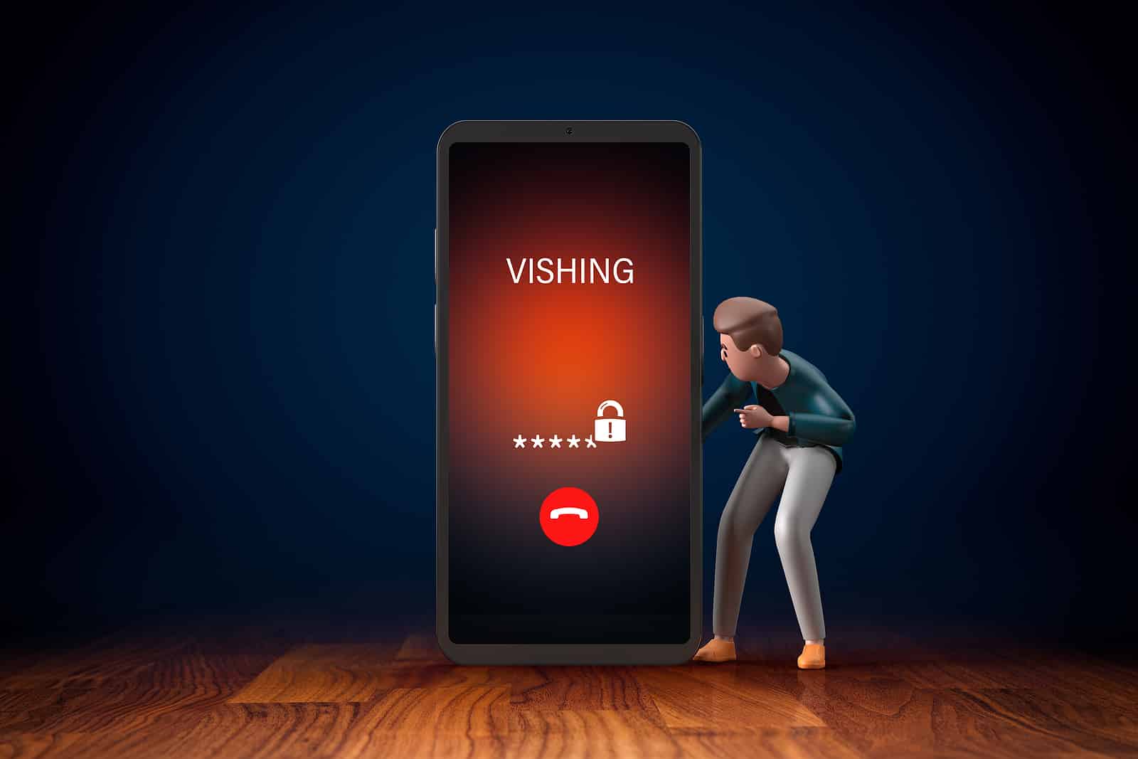 Vishing call warning 