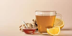 super healthy lemon tea with honey