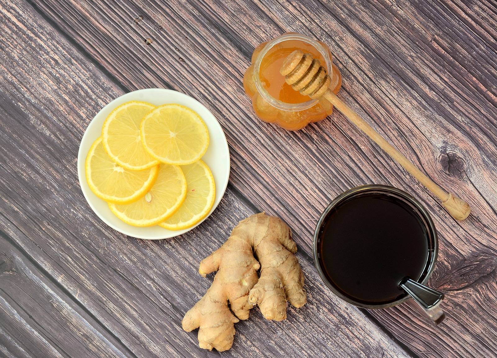 lemon tea with ginger