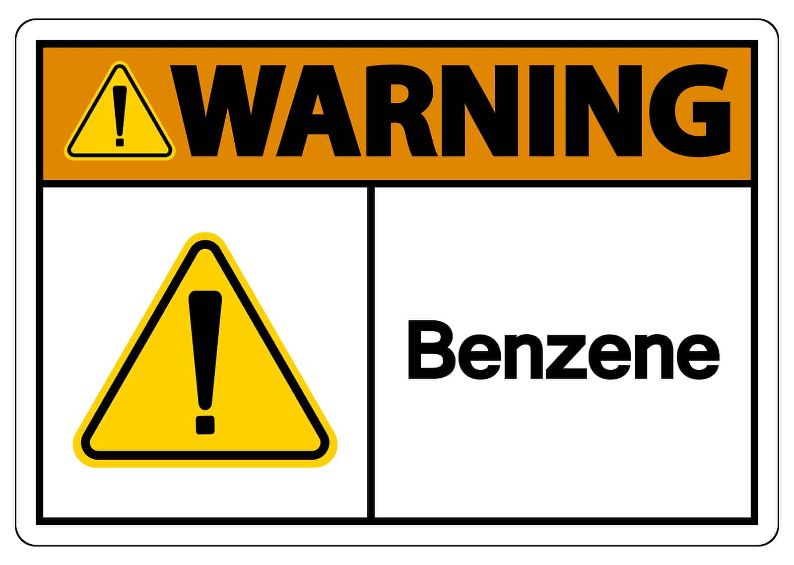 Warning Benzene Symbol
