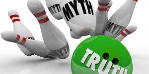 Truth vs Myths Bowling Ball Striking Pins